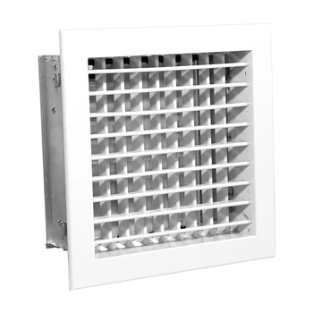 High-End Central Air Conditioning System with Double-Layer Louvered Silent Exhaust Vent