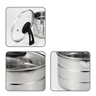 Stainless Steel Cookware Tempered Glass Lid Stainless Steel Noodle Pot Cooking Pot Soup Pot Steamer Quality Cookware