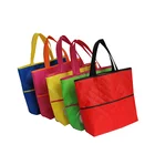 Shopping Shop Bag High Quality Red Laminated Metal Coated Shopping Garment Non-woven Bag