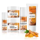 Facial Moisturizing Skin Private Label Turmeric Facial Set Soothing Moisturizing Brightening Turmeric Skin Care Set