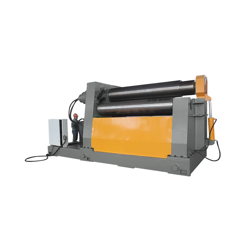 4-roller Rolling Machine with Touch Screen and PLC Control W12-16x2500