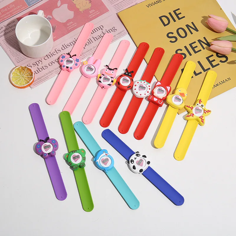 Silicone Watch Electronic Watch Clap Bracelet Wristband Fidget Toys For Kids