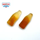 Free Sample Halal Gummy Candy Cola Bottle Shape Soft Candy Sweet In Bulk Packing