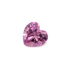 Stone Factory 3-14mm Pink Heart Cut DE VVS Moissanite Stone Diamond With GRA Certificate
