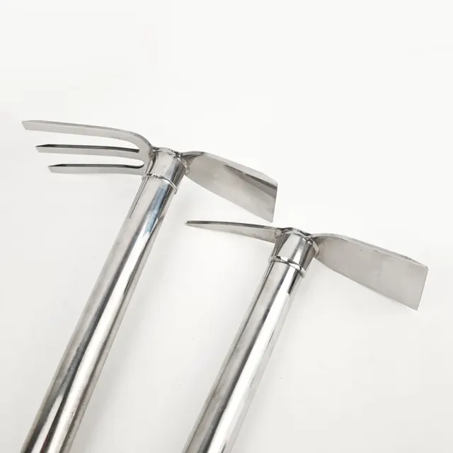 Stainless Steel Garden Tool Set Multi Piece with Non Slip Handle and Leather Strap