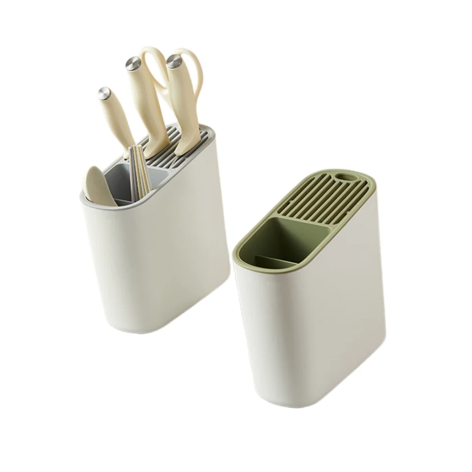Multi-functional Plastic Kitchen Knife Fork Set tools Storage