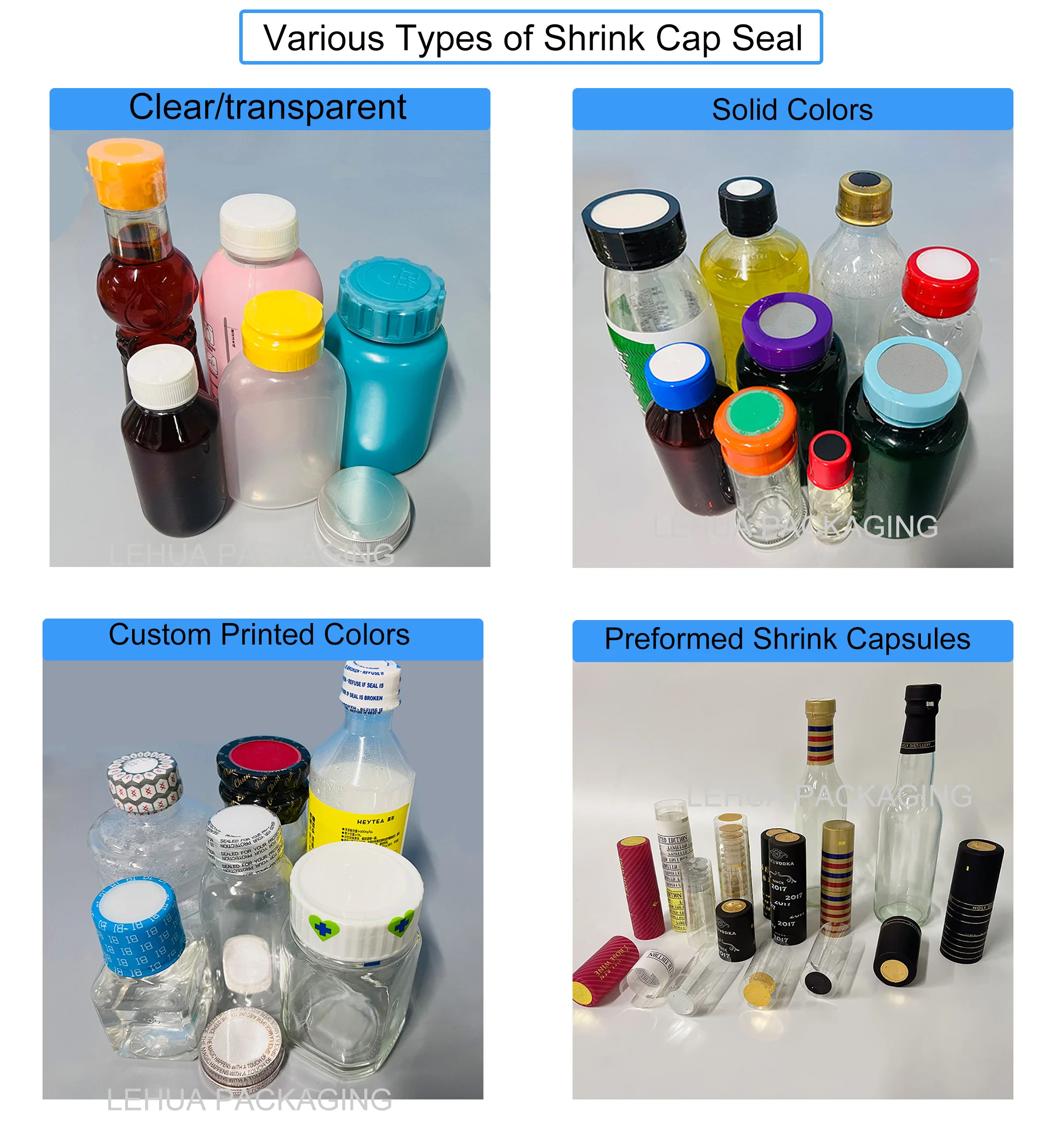 Customized Logo Pvc Shrink Capsules Wine Capsules Shrink Wrap Bands For