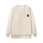 Sweatshirt Boys Polyester Fiber 100% Custom Velvet Embroidered Crewneck Sweatshirt For Boys