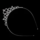 SongMay Wholesale Beautiful Children's Crown Crystal Rhinestones Birthday Tiara Kids Crown Hair Band