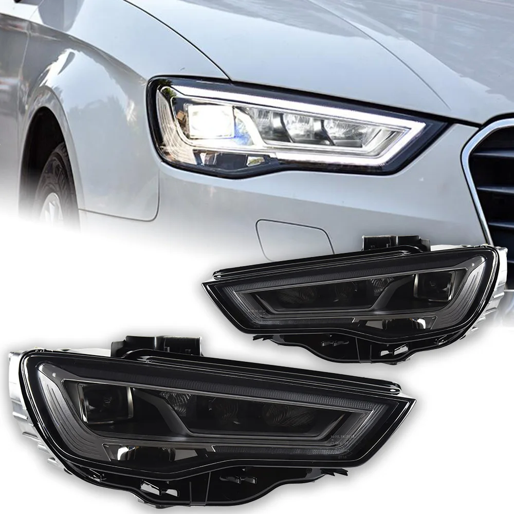 Car Lights For Audi A3 Headlight Projector A3 8v Dynamic Head Lamp Headlights Drl Lens Automotive Accessories - Buy Front Light For A3,Headlight Projector A3,Projector Led Headlight For A3