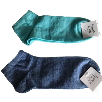 High Quality Short Anti Slip Soccer Men 100% Linen Sport Socks For Winter