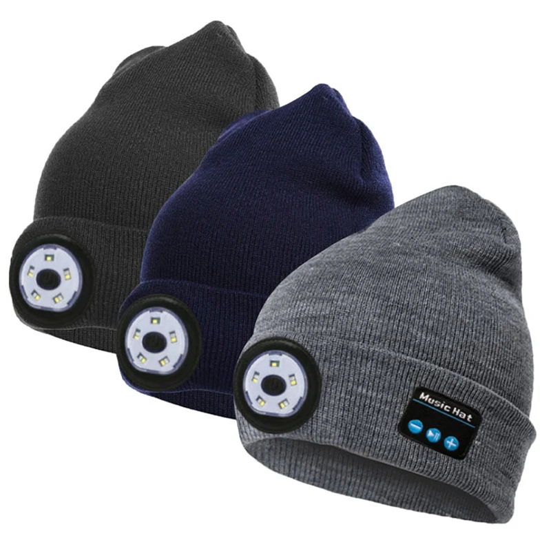 beanie with built in light