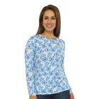 Hot Sweater Manufacturer Hot Sale Newest Fashion Crew Neck Allover New Printing Knitted Sweater For Women