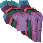 Wholesale Scrubs Uniforms Sets Medical Uniform Plus Size Cotton Dark Gray Joggers Hospital Scrub Uniform Sets