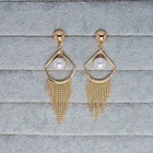 Pearl Whole High Quality New Design Earring Pearl Tassels Earing Women's Earrings