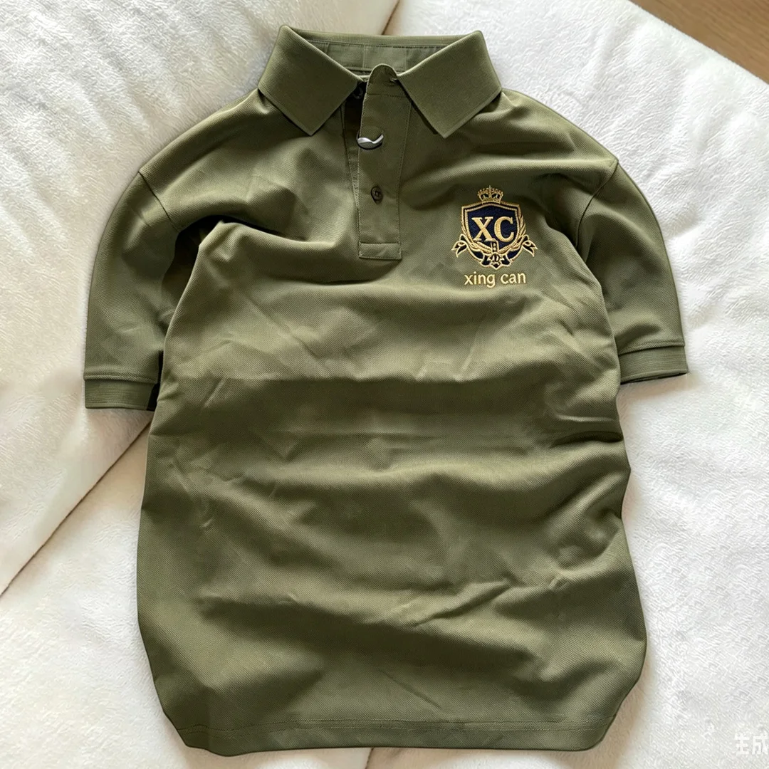 product high quality 100 cotton custom embroidered logo paul style mens premium short sleeve t shirt breathable casual top-4
