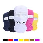 Balaclava Hat Wholesale High Qualtity Custom Logo Face Mask Knit Full Face Cover Ski Mask 1 Hole Balaclava Cap Hat