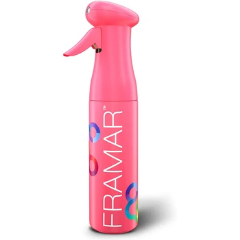custom wholesale pink black empty Refillable continuous fine mist sprayer pressure spray bottles for hair