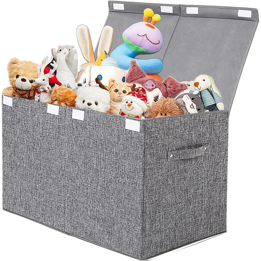 Factory Wholesale Prices Foldable Multifunctional Fabric Collapsible Toy Storage Box Organizer