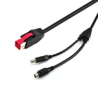 Usb Original Stock Compatible Strong Practicality Convenient 2 In 1 24V Power Printer Usb Cable