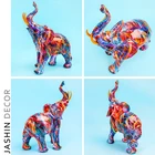 Vintage Factory Supply Attractive Polyresin Golden Elephant Vintage Resin Animal Ornaments