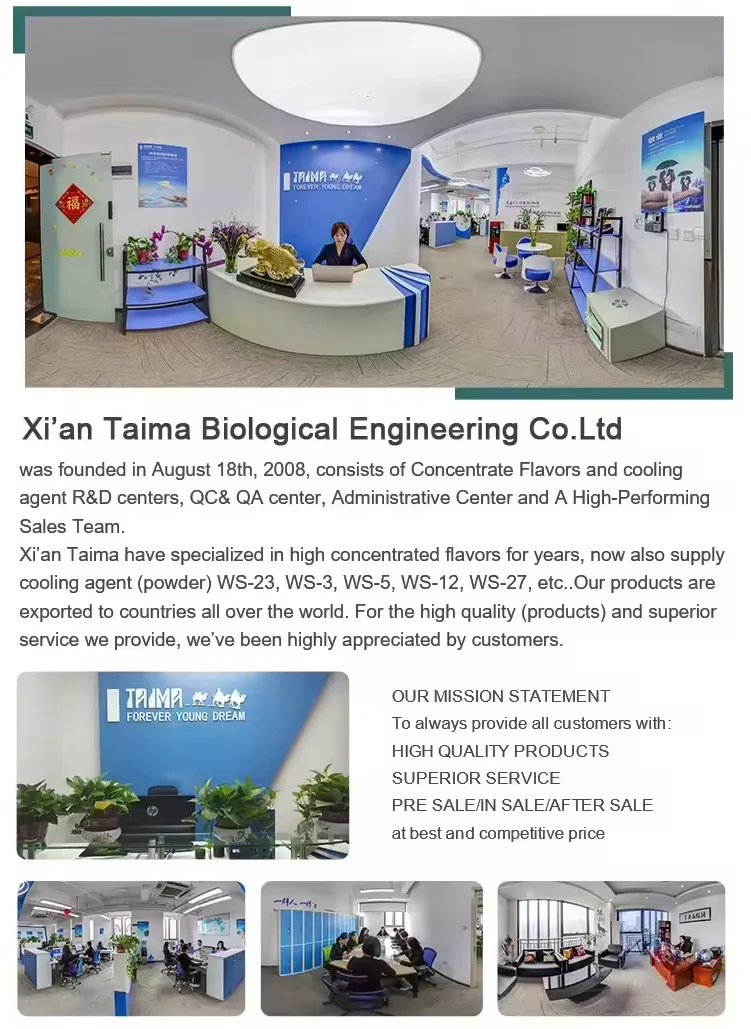 125 ml/500 ml/1L/2L/5L geconcentreerde zelfgemaakte smaakstoffen van Xi'an Taima Cas 58543-16-1 Ideaal 3