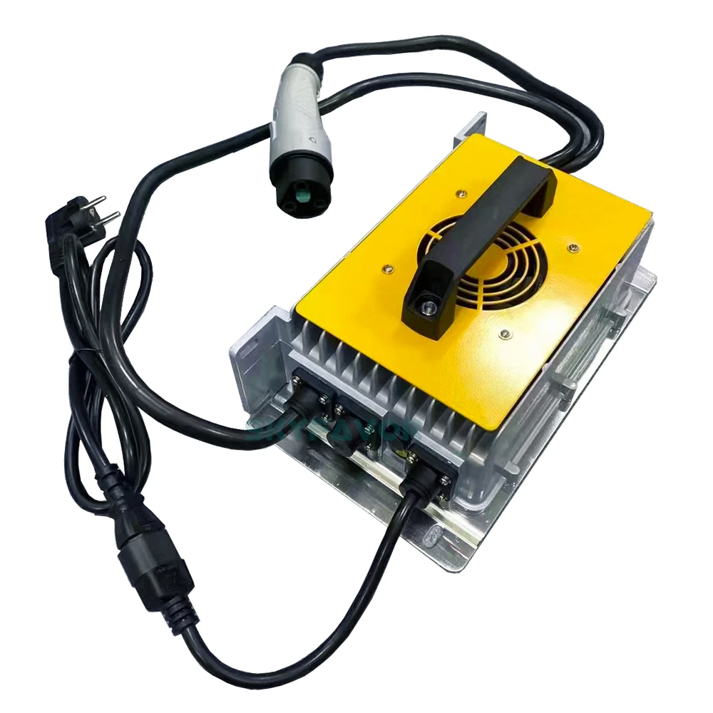 Custom 84V lifepo4 battery charger 84V 25A high power smart automatic waterproof on board 84 volt 28S lifepo4 batteries charger