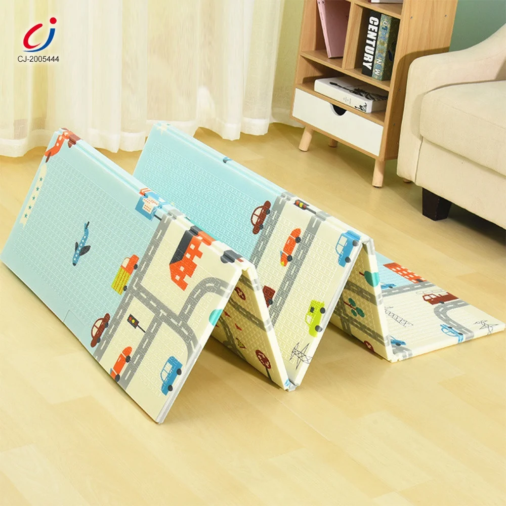 Chengji cheap large baby activity crawling double-sided children's play mat soft kids play xpe foldable baby floor play mat