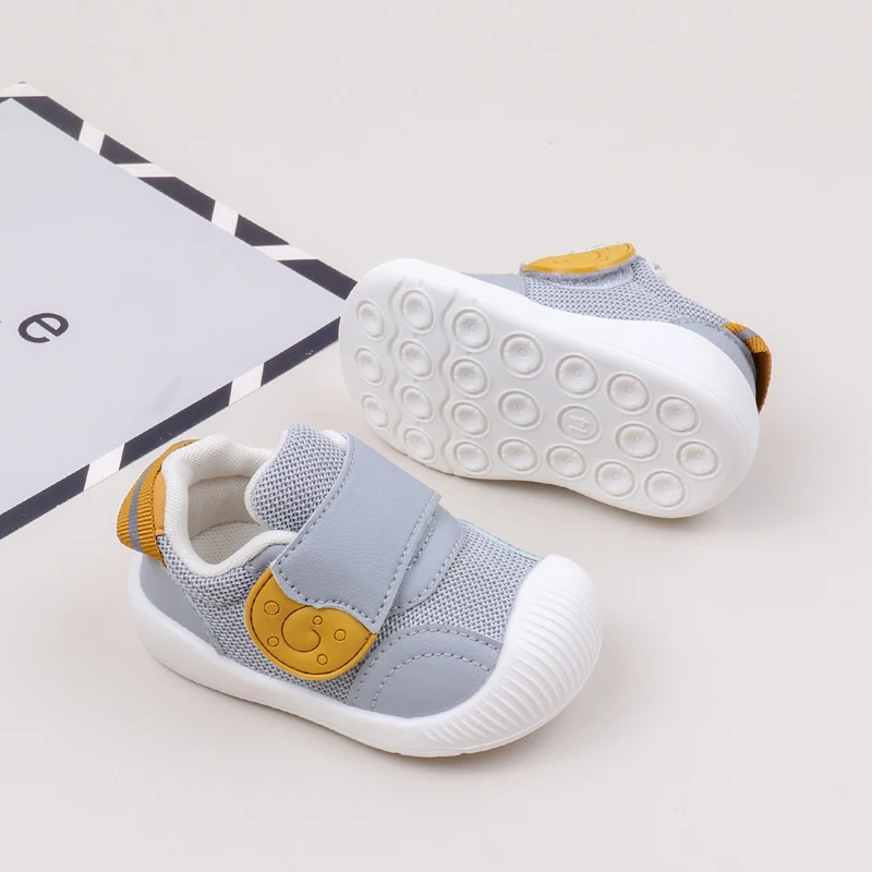 Spring Autumn Casual Shoes High Quality Breathable Sneaker with Anti-Slip Rubber Sole Toddler Walking Shoes Hot Selling details