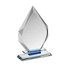 Crystal Crystal WD Custom Souvenir Acrylic Plaque Sail Arrow Blank Crystal Award Trophy