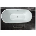 Family White Essential Round Shape Family Hotel Hot Sale White Colour Cheap Bathtub