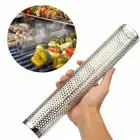 For Gas Wood Factory Price 12inch BBQ Use 304 Stainless Steel Smoke Tube For Gas Grill Wood Chips