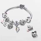 Bracelet 925 Silver Bracelet 2021 New 925 Silver Charm Bracelet For Women Pandora Bracelet Jewelry