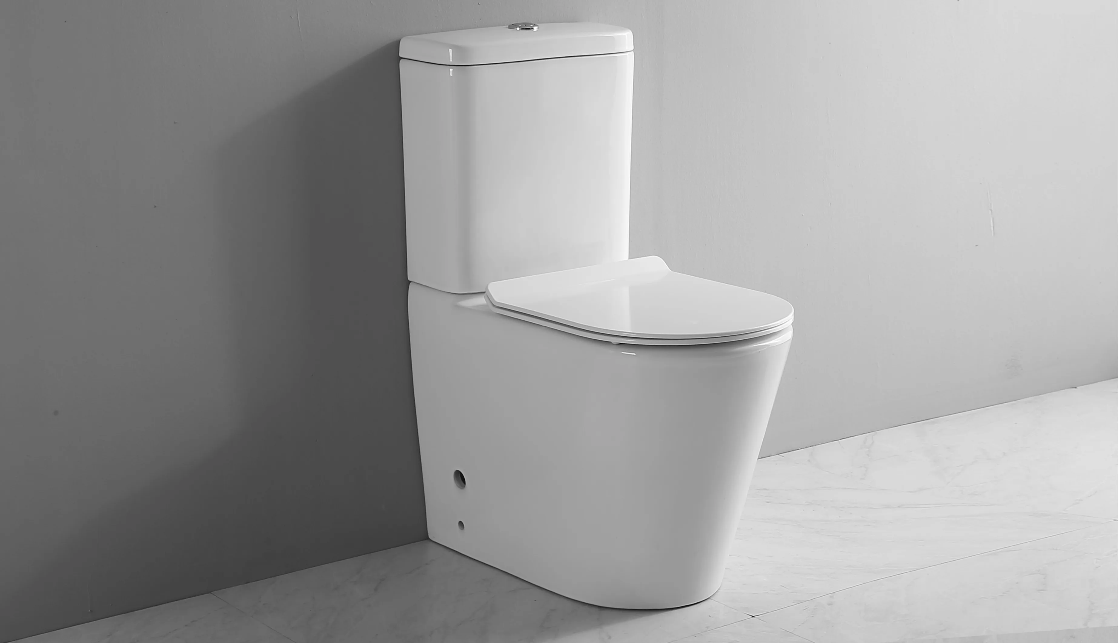 Australian Standard Watermark Bathroom Two Piece Wc Sanitary Ware Back