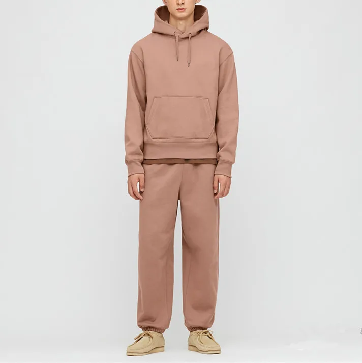 brown matching tracksuit