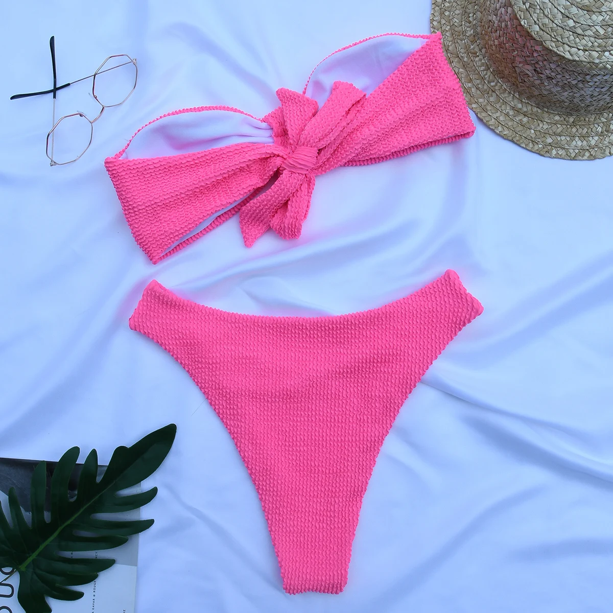 2022 Women Swimsuit Female Micro Bikini Sexy Swimwear Women Bandeau