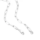 Bead Necklace 14K Gold Plated Curb Paperclip Box Sphere Bead Snake And Figaro Chain Adjustable Necklace