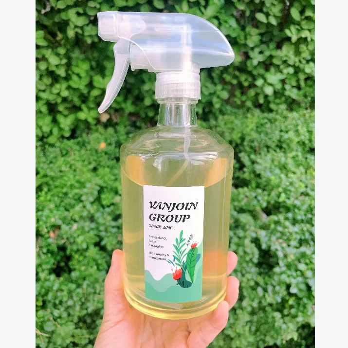 Loiton Pump Bottle Body care Shampoo Bath Set Dish Soap Conditioner Customized Slanted shoulder 500ml Glass Bottle for Hand Wash