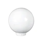 Wall Lamp Shade 20 Inch Plastic Sphere Outdoor White Plastic Pmma Wall Ball Light Acrylic Globe Lamp Shade