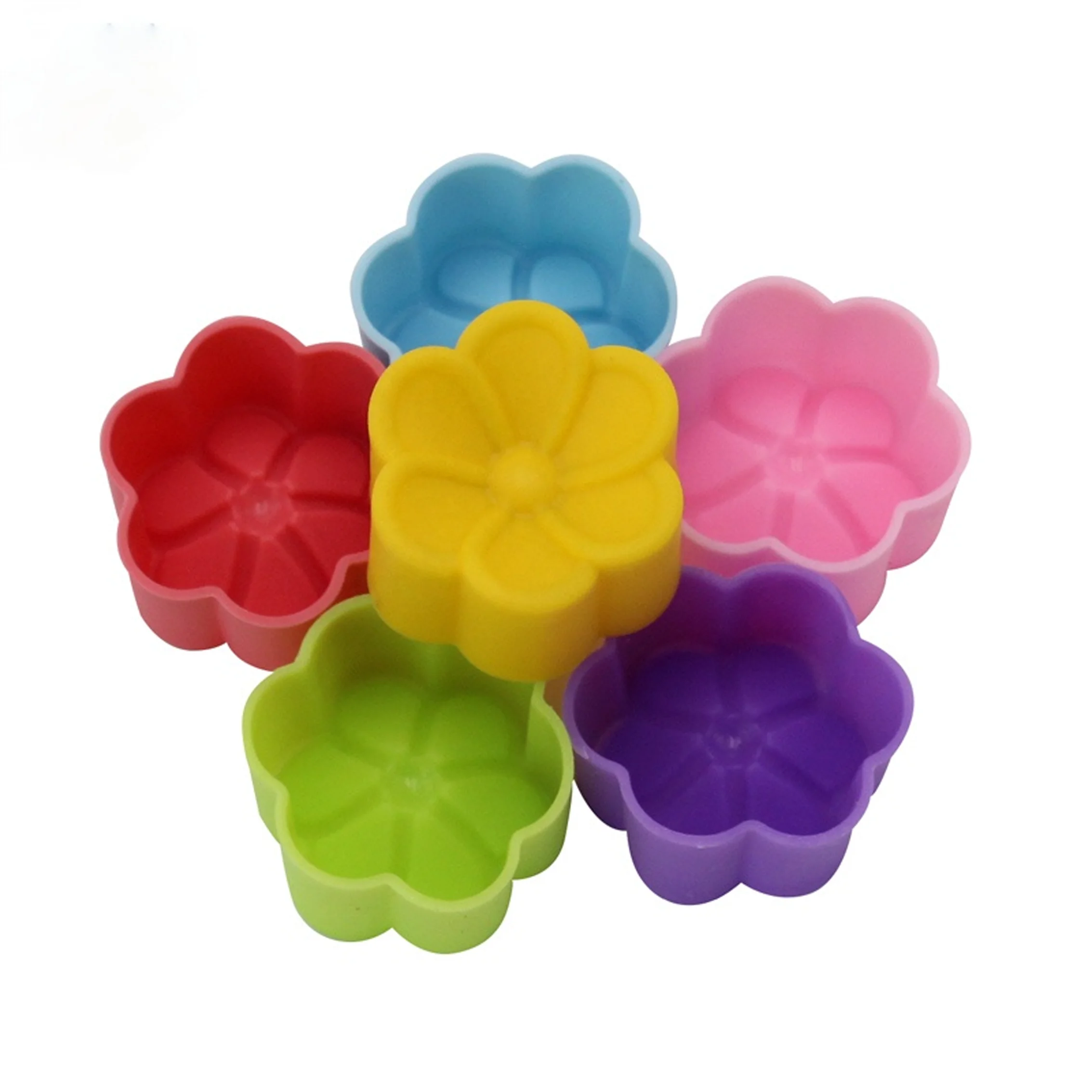 Home DIY Bpa Free Non-Sticked Silicone Fondant Flower Cake Mold Bake Cake Pan  Silicone Cake Mold silicone airfryer basket