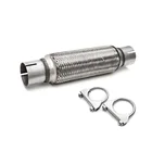 Exhaust Jinwo Parts Connectors Exhaust Flexible With Interlock 45*254Mm Pipe Material Ss201 Or Ss304