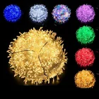 Outdoor Led Light Kanlong 42ft 100L BS GS Outdoor IP44 String Light Warm White LED Christmas Decorative Light