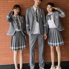High School High Quality Summer Korean Style Fashion Tencel School Uniforms For High School Student