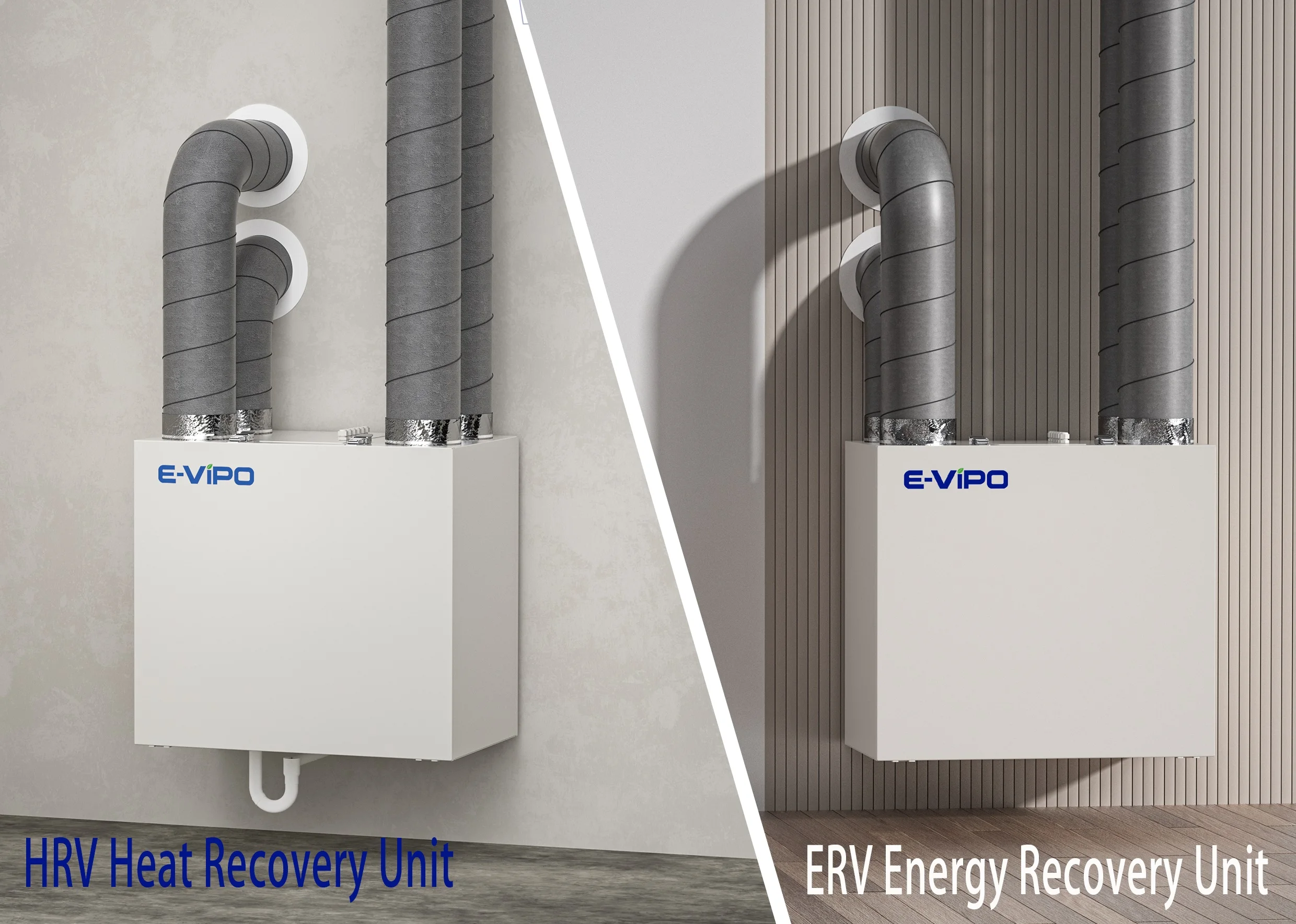 Home Hvac Systems, E-VIPO, Wall, ERV - detail 10