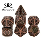 Dice Set Dice Dnd Dice Set Wholesale Cheap Price Dungeons And Dragons Game Polyhedral Dnd Rpg Metal Dice Set