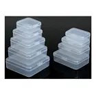 Plastic Box High Quality Low Price Wholesale Small Clear PP Plastic Storage Box With Hinged Lid