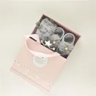 European And American New Style Net Yarn Irregular Bow Children's Hair Band Socks Set Baby Set Gift