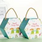Sweet Wedding 2021New Product Butterfly Flower Sweet Wedding Favors Candy Paper Box