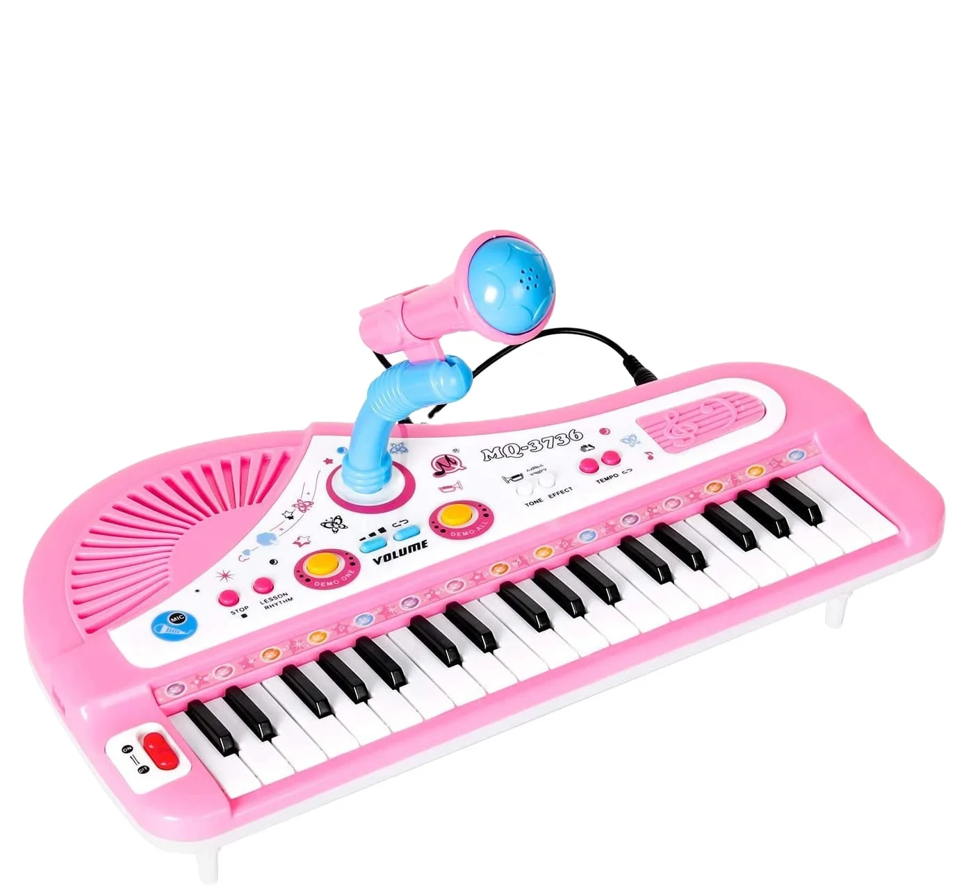 37 Key Electronic Keyboard Piano Organ Microphone Kids Educational Toy * 