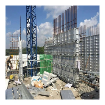 Precast concrete aluminum formwork durable and lightweight construction wall panel aluminium formwork system